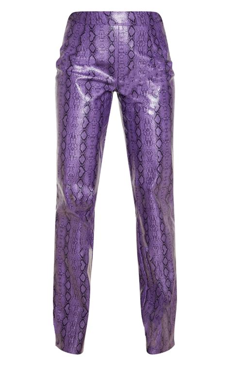 versace snake print purple jeans|PURPLE BRAND Snake Print Straight Leg Jeans .